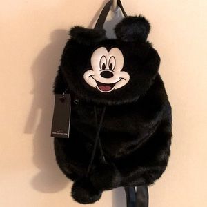 Lazy Oaf Disney Mickey Mouse plush mini backpack